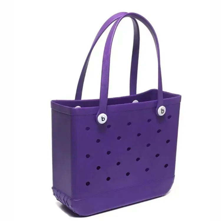 EVA Rubber Waterproof Handbag - Solid Color M/L - Prismatic Fiber Arts