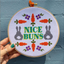 Nice Buns Counted Cross Stitch DIY KIT - Prismatic Fiber Arts