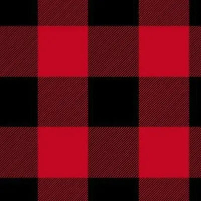 Red Buffalo Plaid Cotton Wideback Fabric per yard - Prismatic Fiber Arts