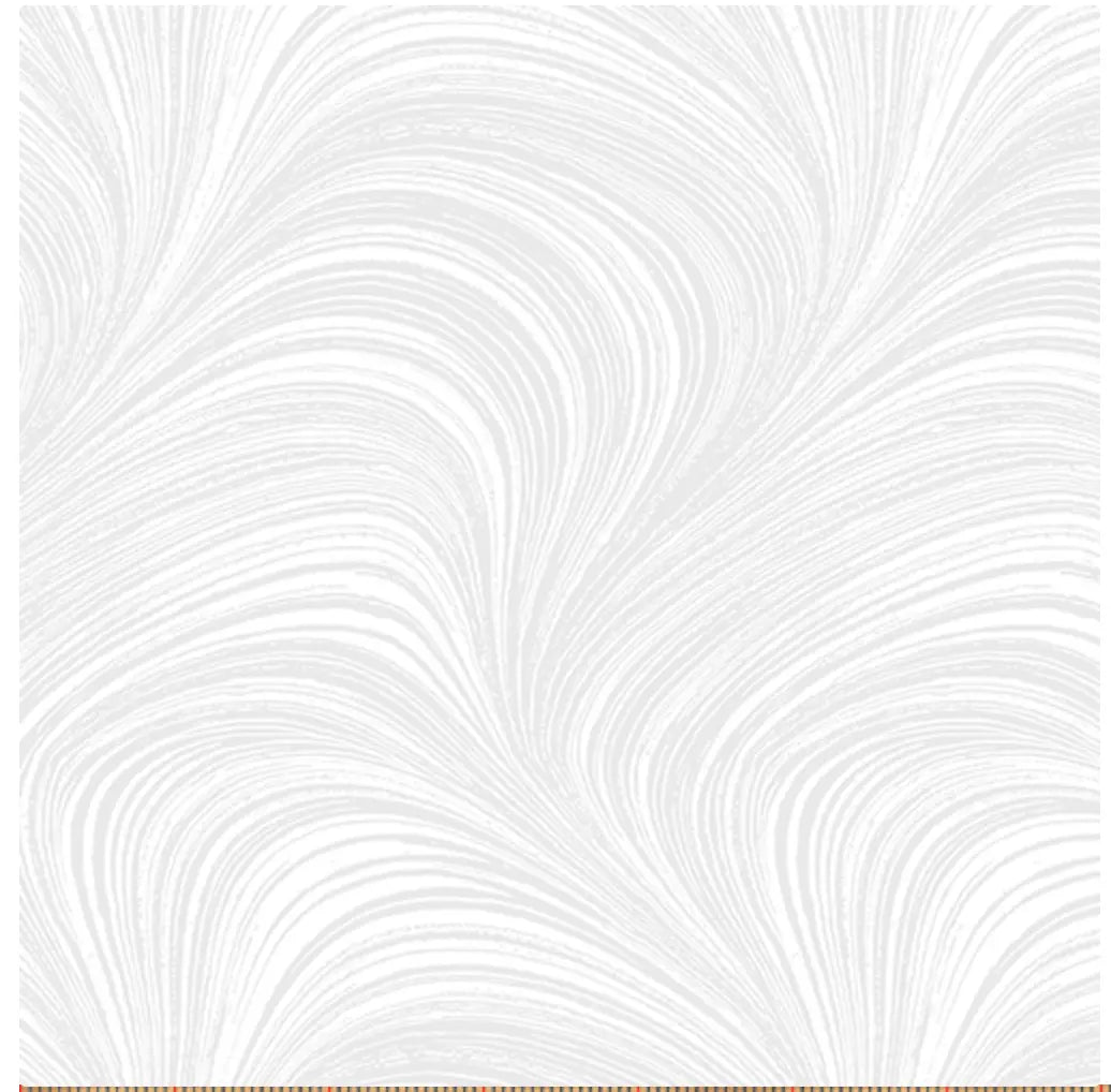White Wave Texture Flannel Wideback Fabric Per Yard - Prismatic Fiber Arts