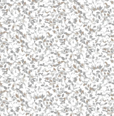 White Dappled Leaf Cotton Wideback Fabric per yard - Prismatic Fiber Arts