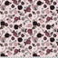 Secret Crush Black Cherry Digital Cuddle Fabric Per Yard - Prismatic Fiber Arts