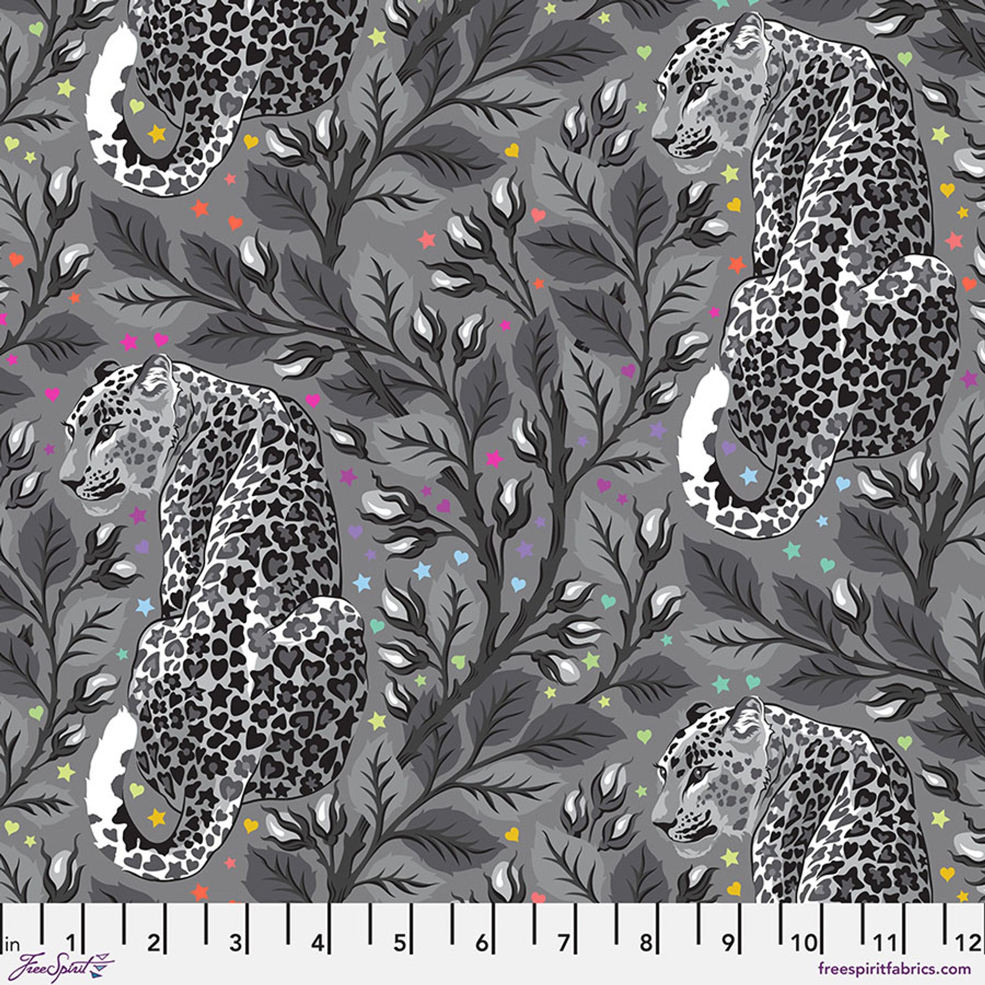 Shadow Birthmark Graywork 43/44" Cotton Fabric Per Yard - Prismatic Fiber Arts