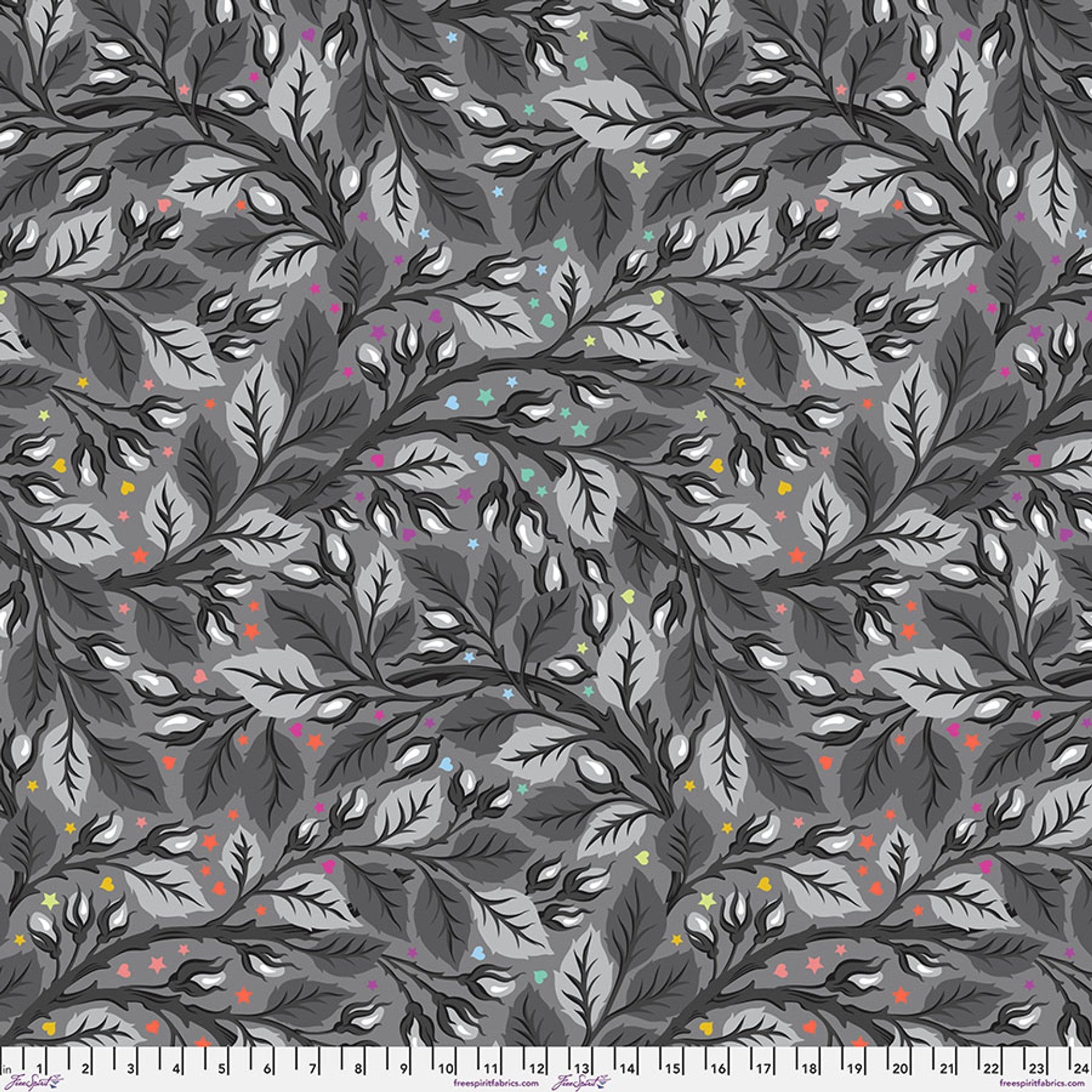Shadow Nip in the Bud Graywork 108" Cotton Wideback Fabric Per Yard - Prismatic Fiber Arts