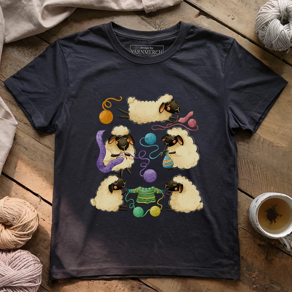 Sheep Knitter T-shirt - Prismatic Fiber Arts