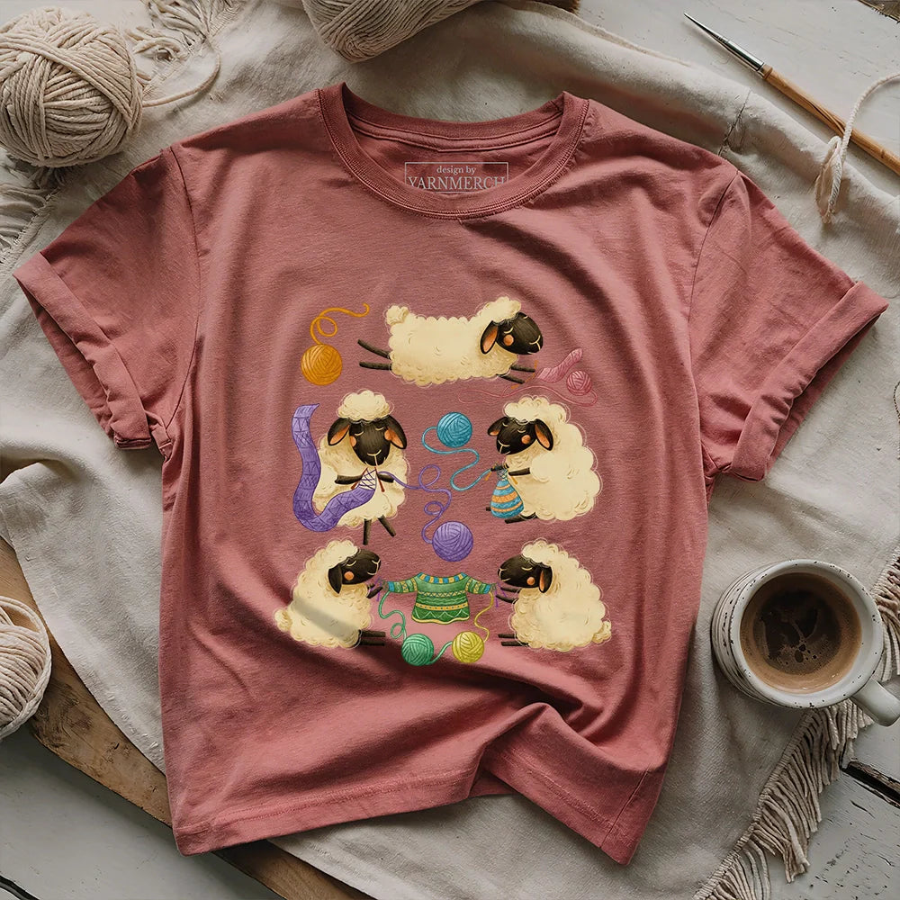 Sheep Knitter T-shirt - Prismatic Fiber Arts