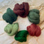 Shetland Collection | Forest Plum Bundle of Dyed Wool Tops | 150 Grams, 29 Micron - Prismatic Fiber Arts