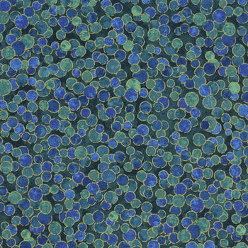 Shimmer Lagoon Cotton 44"/45" Fabric Per Yard - Prismatic Fiber Arts