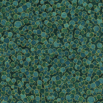 Shimmer Peacock Cotton 44"/45" Fabric Per Yard - Prismatic Fiber Arts