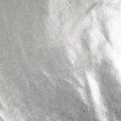 Metallic Lame Foil Spandex Knit Fabric | Silver - Prismatic Fiber Arts