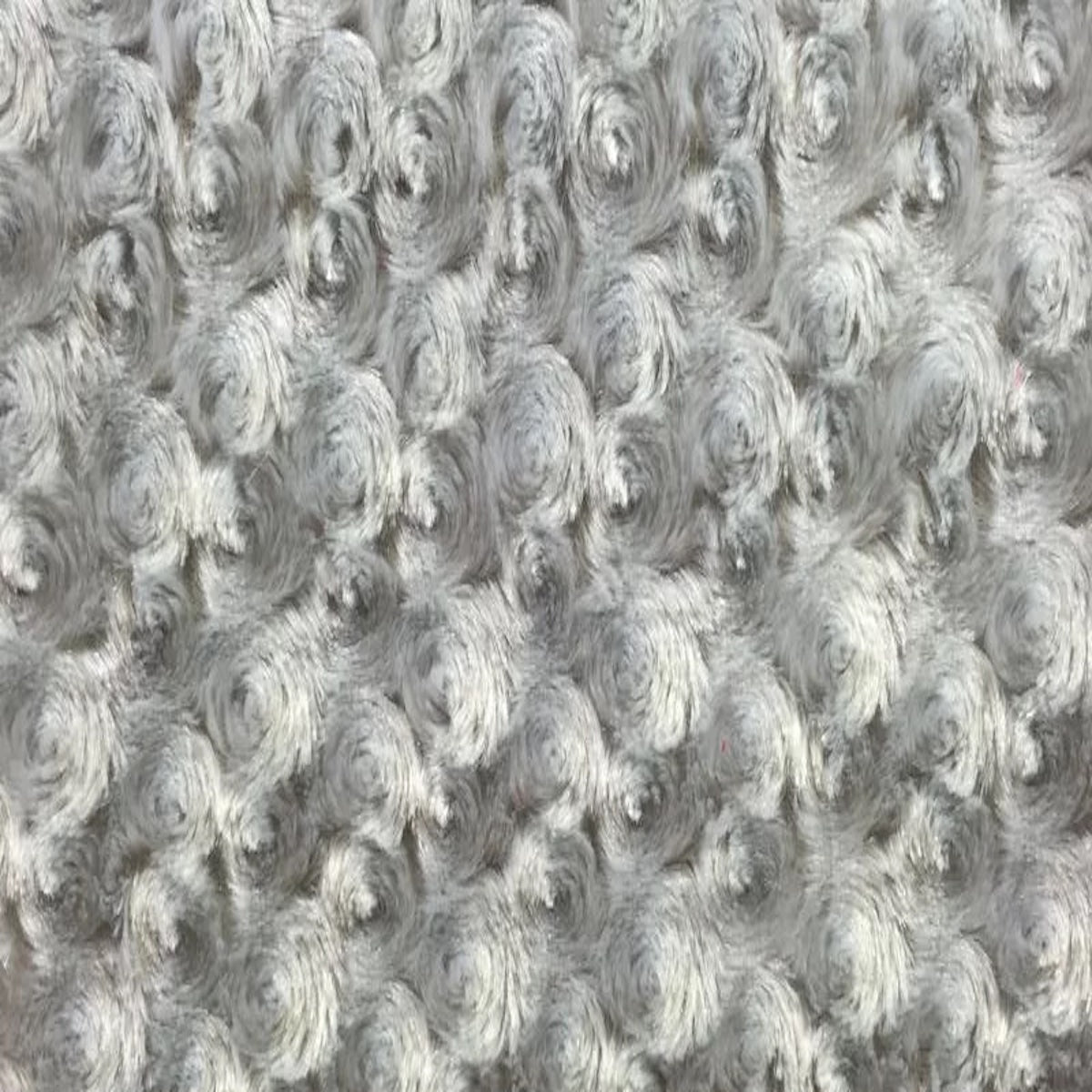 Swirl Rosebud Faux Fur Fabric - Prismatic Fiber Arts