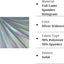 Hologram Metallic Foil Spandex Knit Fabric 4-Way Stretch, 60" Inch Wide| Multicolor - Prismatic Fiber Arts
