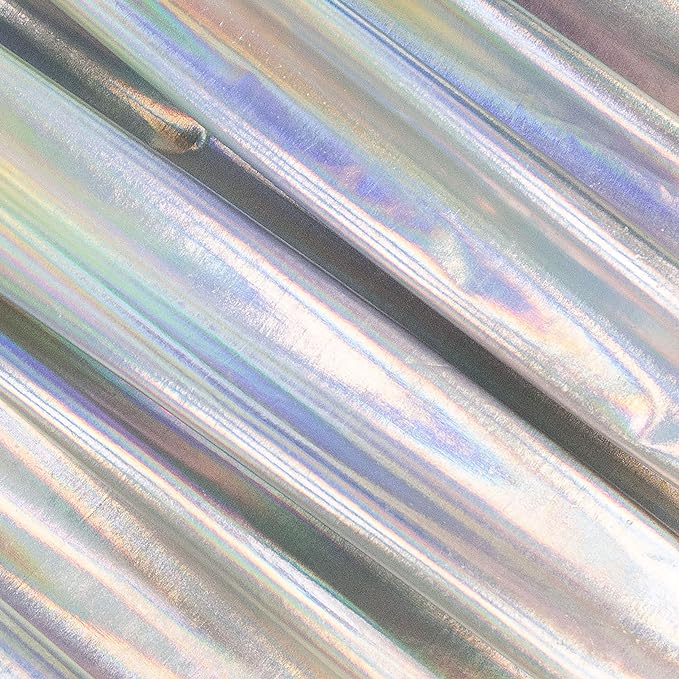 Hologram Metallic Foil Spandex Knit Fabric 4-Way Stretch, 60" Inch Wide| Multicolor - Prismatic Fiber Arts