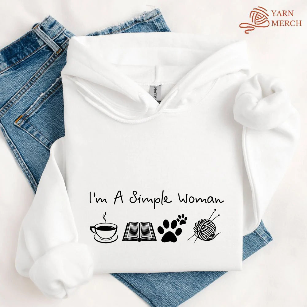 Simple Woman Hoodie - Prismatic Fiber Arts