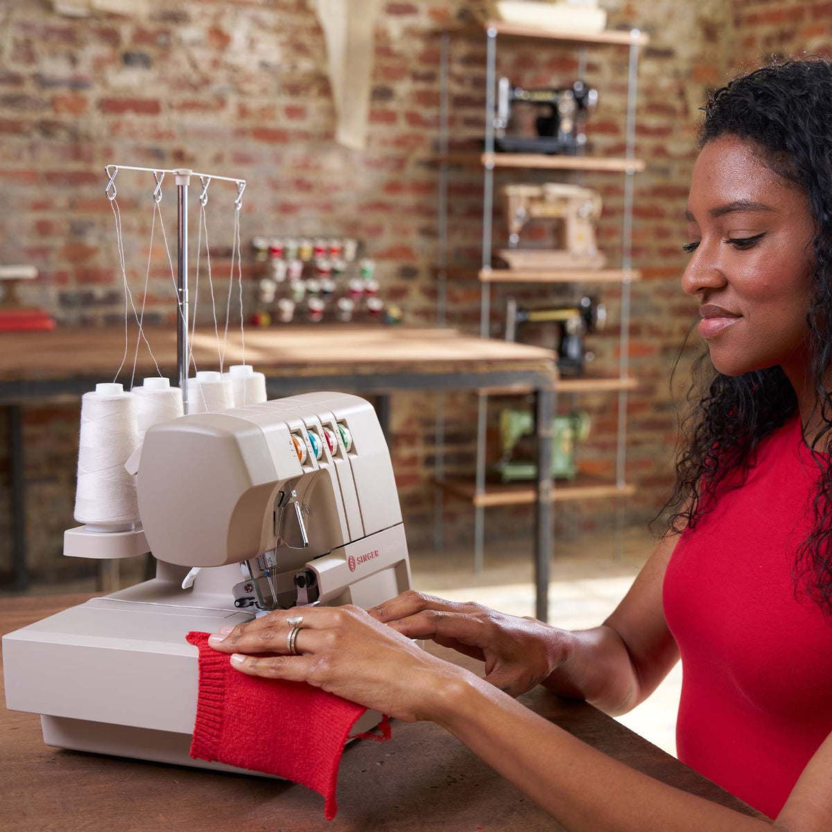 SINGER® Heavy Duty 0420™ Beige Serger - Prismatic Fiber Arts