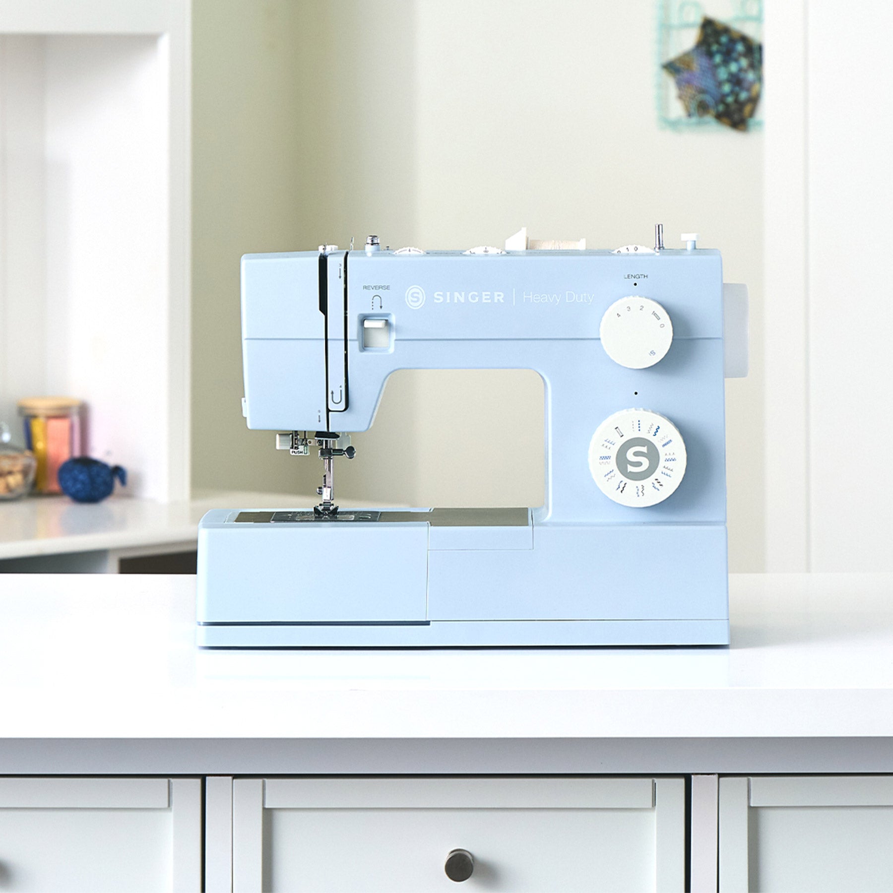 SINGER® Heavy Duty 4423 Meltwater Blue Sewing Machine - Prismatic Fiber Arts