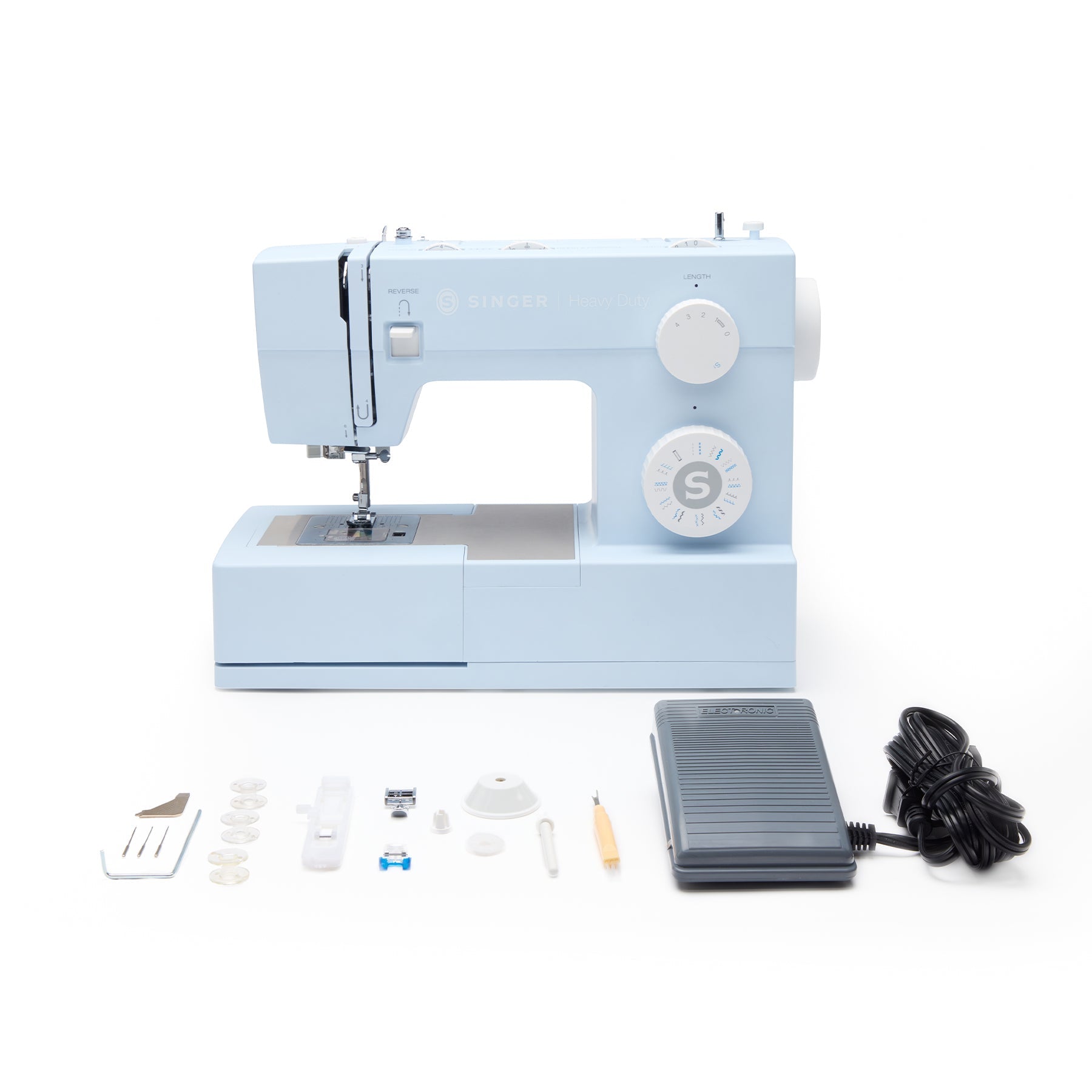 SINGER® Heavy Duty 4423 Meltwater Blue Sewing Machine - Prismatic Fiber Arts