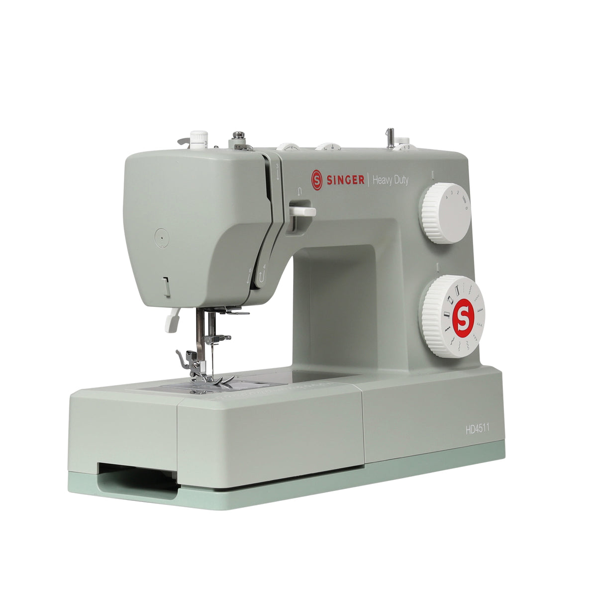 SINGER® Heavy Duty 4511™ Next Evolution Sage Green Sewing Machine - Prismatic Fiber Arts