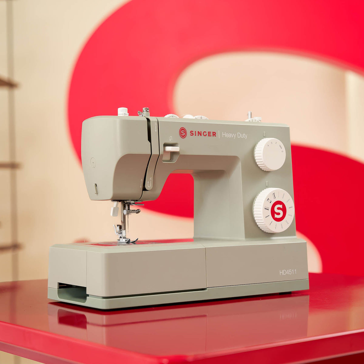 SINGER® Heavy Duty 4511™ Next Evolution Sage Green Sewing Machine - Prismatic Fiber Arts