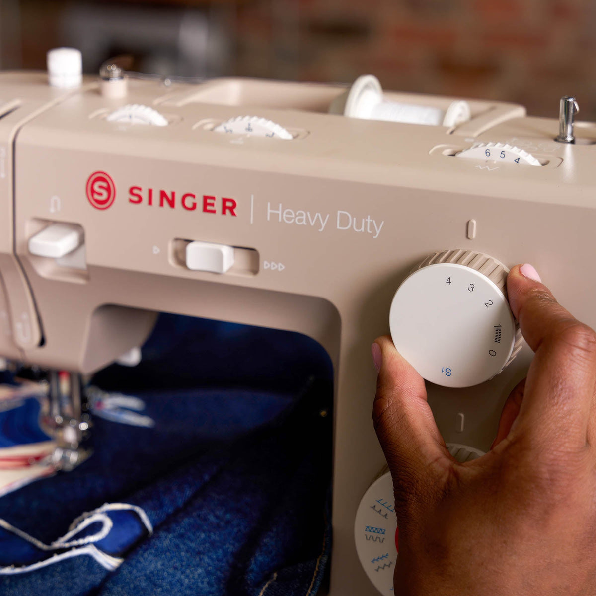 SINGER® Heavy Duty 4523™ Next Evolution Beige Sewing Machine - Prismatic Fiber Arts