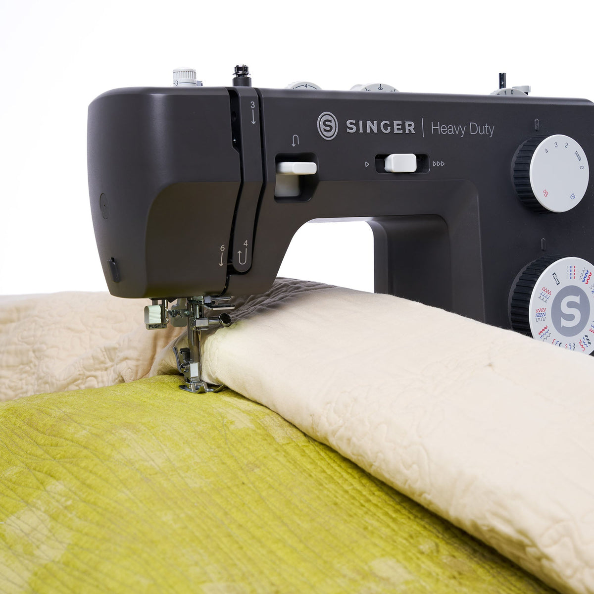 SINGER® Heavy Duty 4552™ Next Evolution Charcoal Sewing Machine - Prismatic Fiber Arts