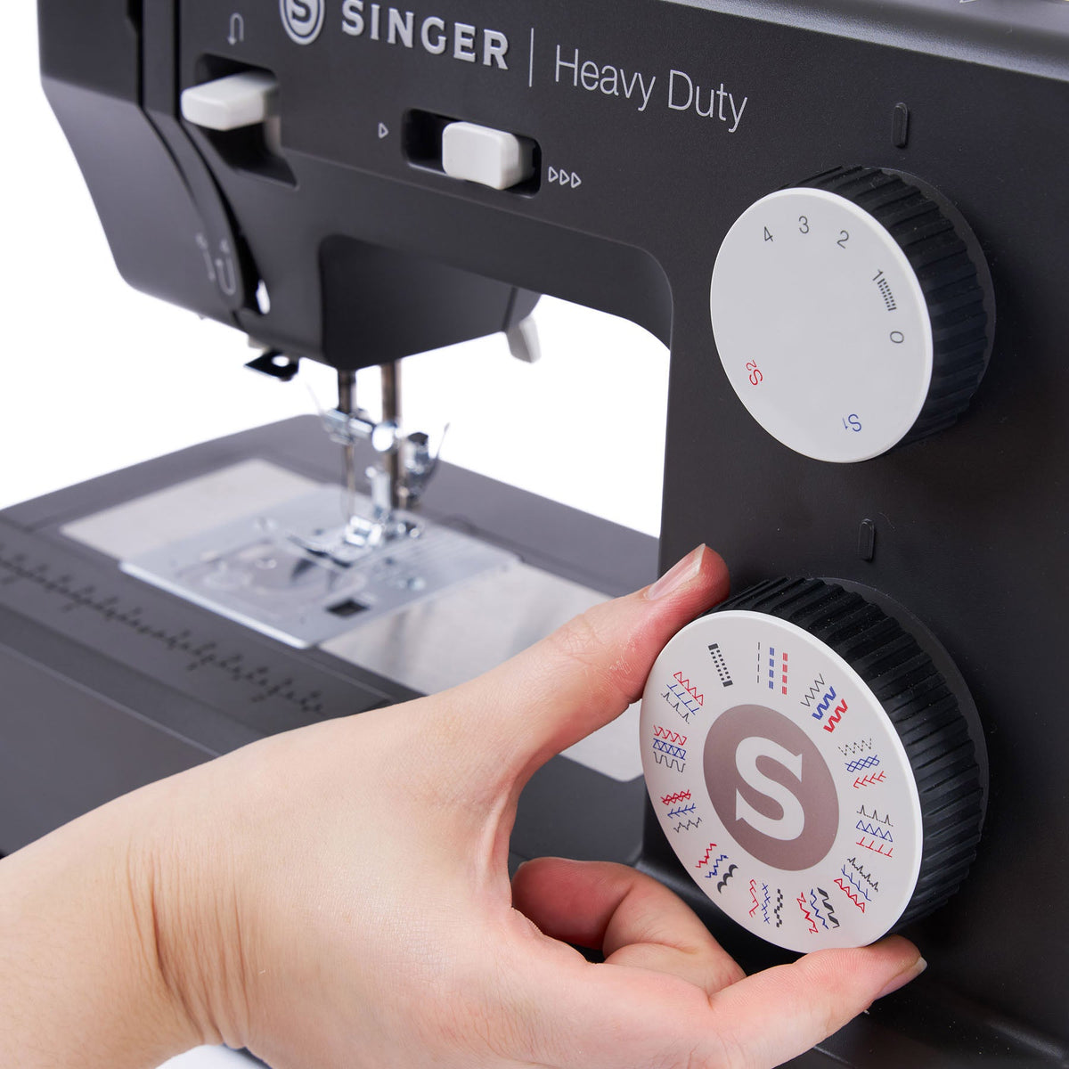 SINGER® Heavy Duty 4552™ Next Evolution Charcoal Sewing Machine - Prismatic Fiber Arts