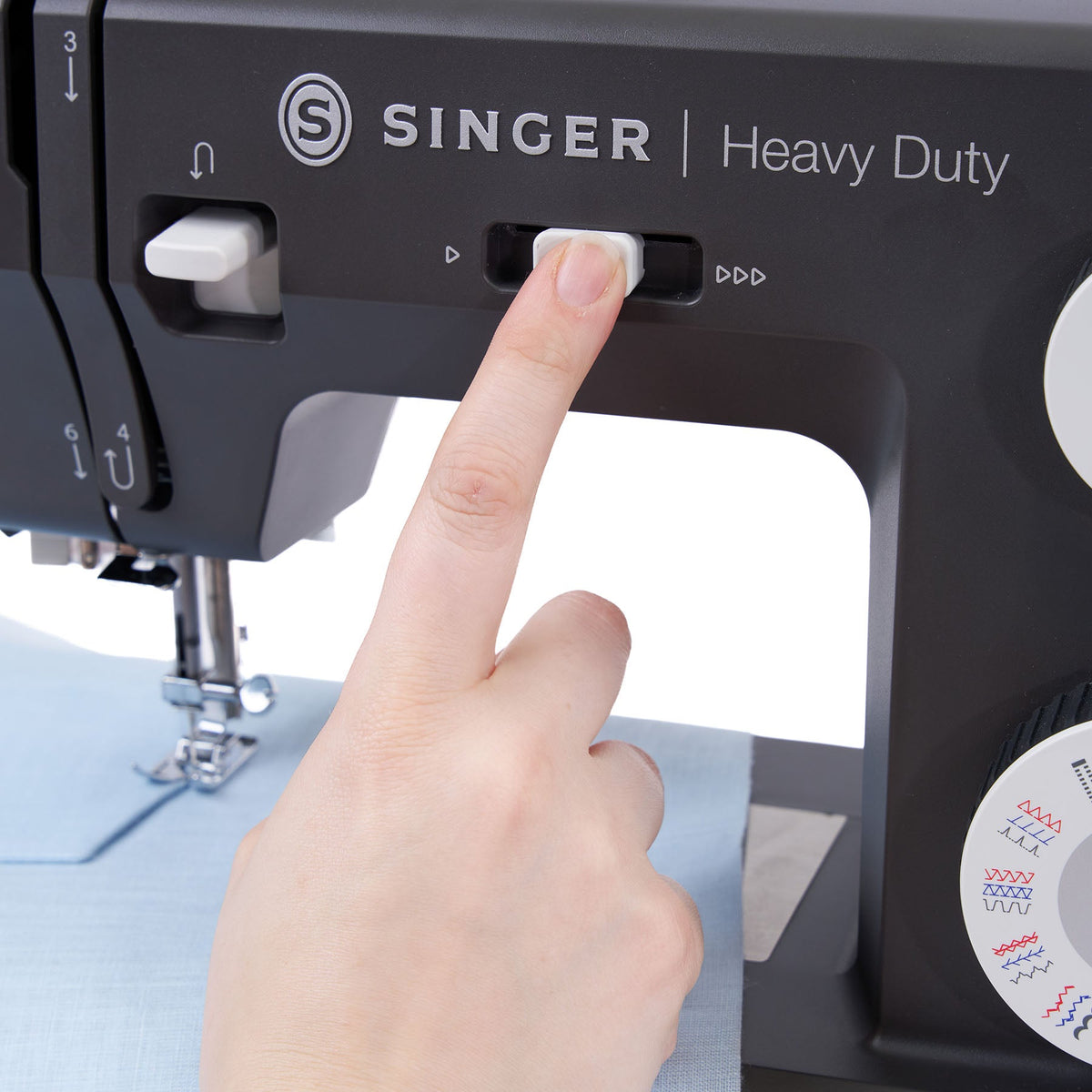 SINGER® Heavy Duty 4552™ Next Evolution Charcoal Sewing Machine - Prismatic Fiber Arts