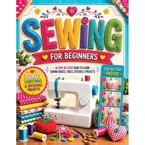 Sewing Machine for Beginners: The Illustrated Step-by-Step Guide to Understanding and Using Your Machine with Confidence Threading, Tension, Stitches