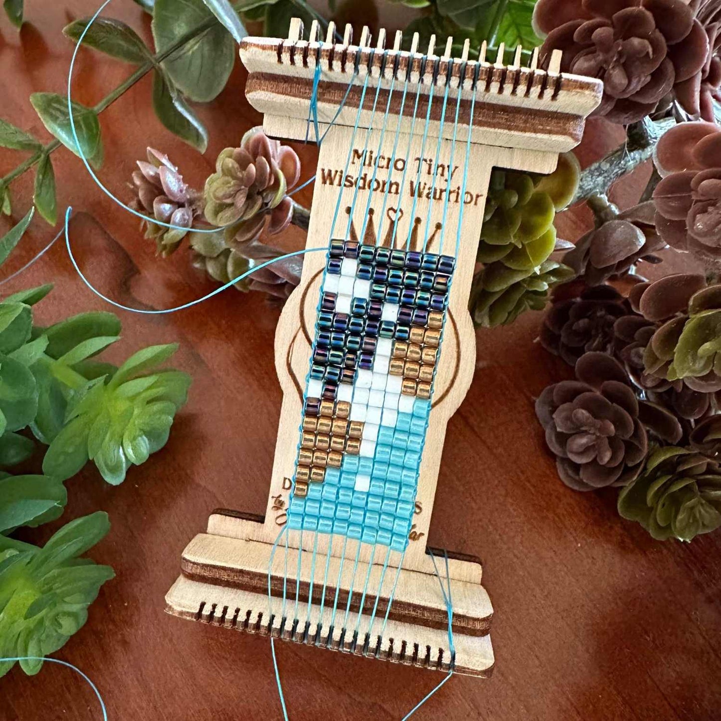 Jewel Loom Wood Bead Loom Earrings 2 pack with BONUS - Prismatic Fiber Arts