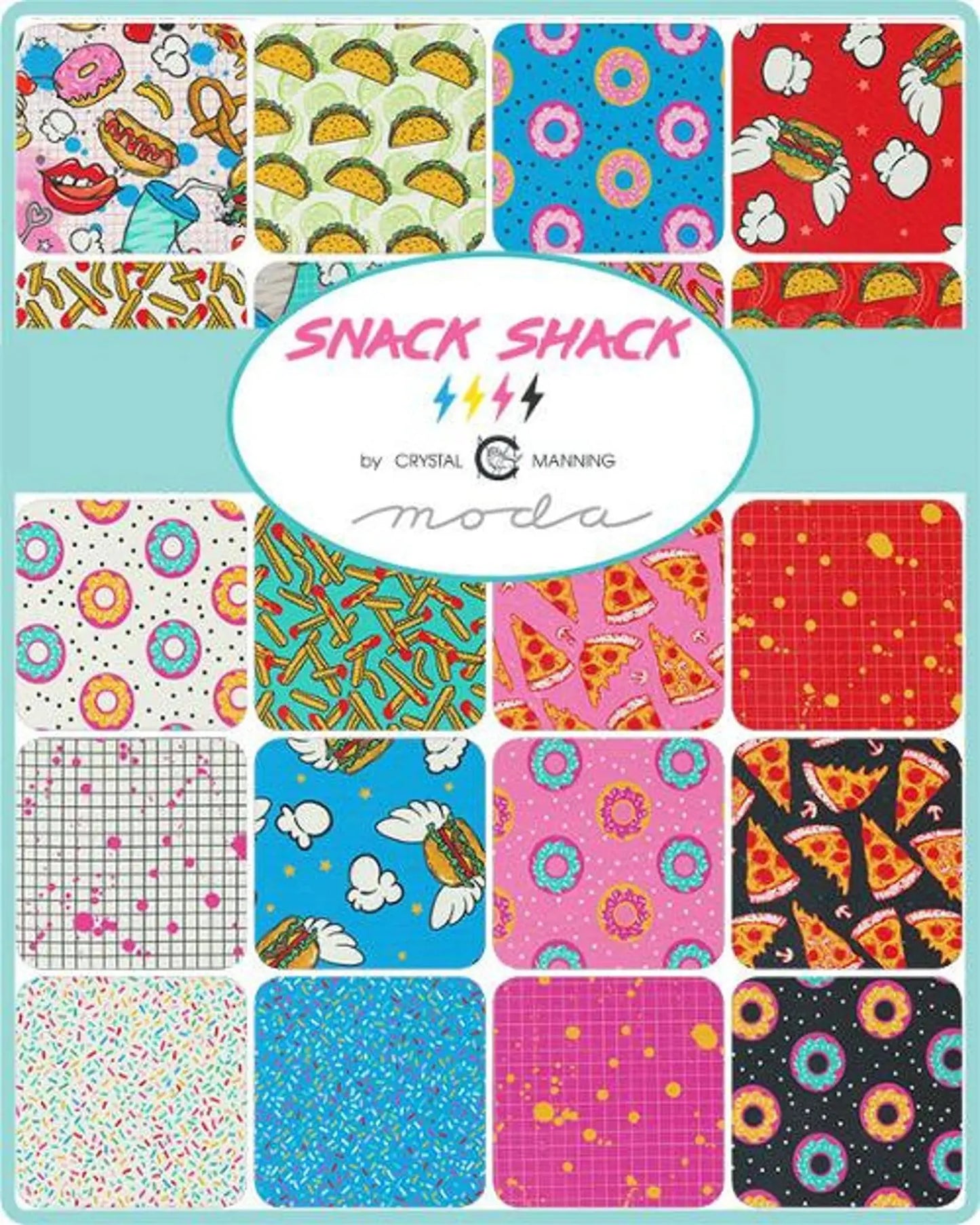 Snack Shack Fat Quarter Bundle - Prismatic Fiber Arts