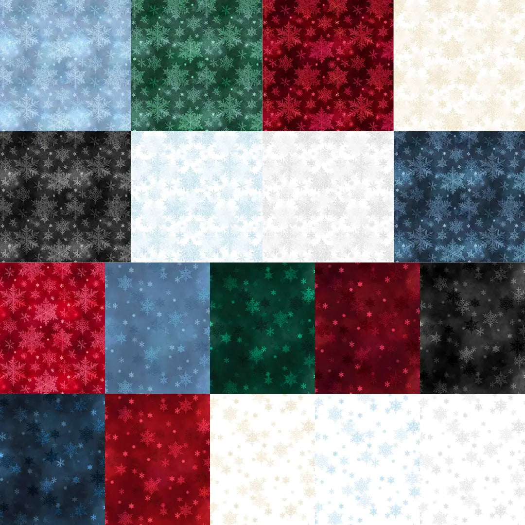 Snowfall Fat Quarter Bundles - Prismatic Fiber Arts