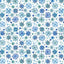 Snowy Sparkle Digital Cuddle Blue Fabric per yard - Prismatic Fiber Arts
