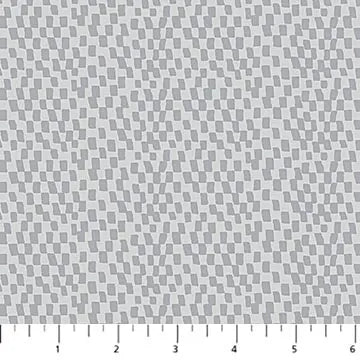 Soft Check Gray Pigment Dewfall Cotton 44"/45" Fabric Per Yard - Prismatic Fiber Arts