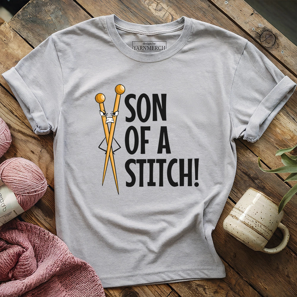 Son Of A Stitch T-shirt - Prismatic Fiber Arts