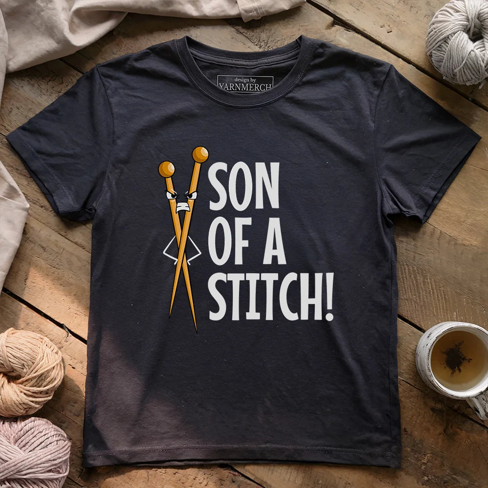 Son Of A Stitch T-shirt - Prismatic Fiber Arts