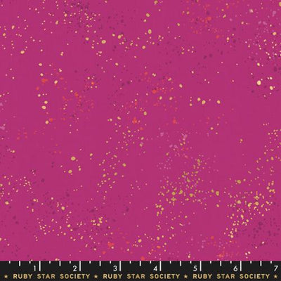 Speckled Metallic Berry Cotton 43"/44" Fabric Per Yard - Prismatic Fiber Arts