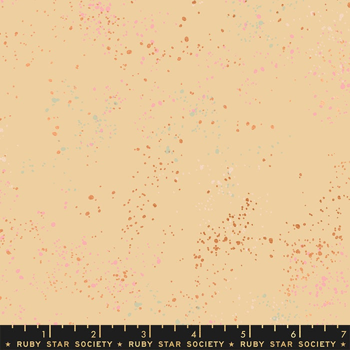 Speckled Metallic Parchment Cotton 43"/44" Fabric Per Yard - Prismatic Fiber Arts