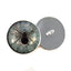 Light Blue Spider Sew-On Button Glass Eyes - Prismatic Fiber Arts