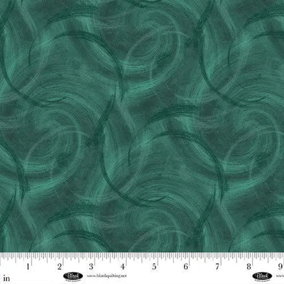 Spin Flannel 108" Satin Moon Designs Green Cotton Wideback Fabric per yard - Prismatic Fiber Arts