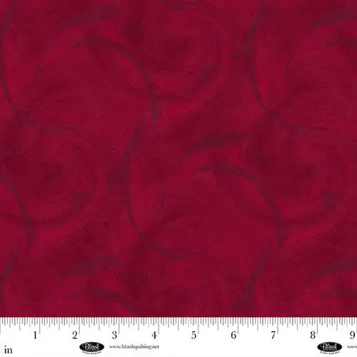Spin Flannel 108" Satin Moon Designs Red Cotton Wideback Fabric per yard - Prismatic Fiber Arts