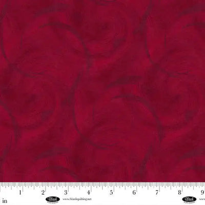 Spin Flannel 108" Satin Moon Designs Red Cotton Wideback Fabric per yard - Prismatic Fiber Arts
