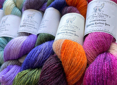 Sport Alpaca & Merino Hand Painted Yarn - Prismatic Fiber Arts