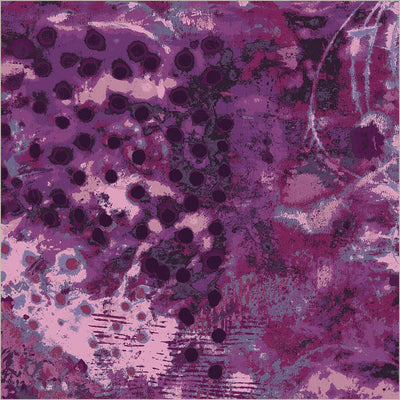 Spotted Graffiti Spring Lilac Cotton Wideback Fabric per yard - Prismatic Fiber Arts