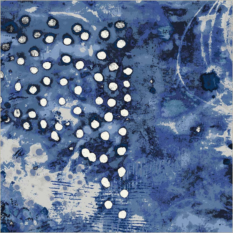 Spotted Graffiti Weather Map Cotton Wideback Fabric per yard - Prismatic Fiber Arts