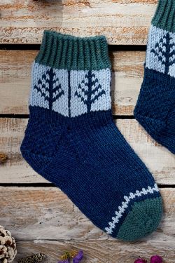 Blue Spruce Socks Kit - Prismatic Fiber Arts