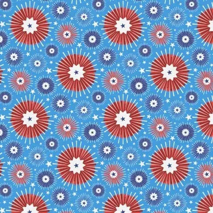 Star Spangled Summer Patriotic Party 43"/44" Fabric Per Yard - Prismatic Fiber Arts