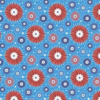 Star Spangled Summer Patriotic Party 43"/44" Fabric Per Yard - Prismatic Fiber Arts