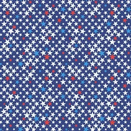 Star Spangled Summer Star Cluster 43"/44" Fabric Per Yard - Prismatic Fiber Arts