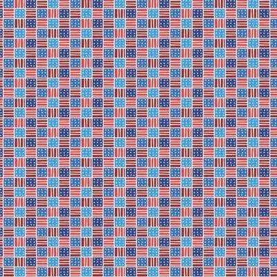 Star Spangled Summer Stripes And Stars 43"/44" Fabric Per Yard - Prismatic Fiber Arts