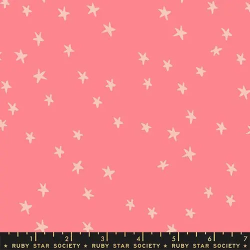 Starry New Watermelon 43"/44" Fabric Per Yard - Prismatic Fiber Arts